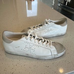 Sam Edelman Aubrie White Leather Sneaker